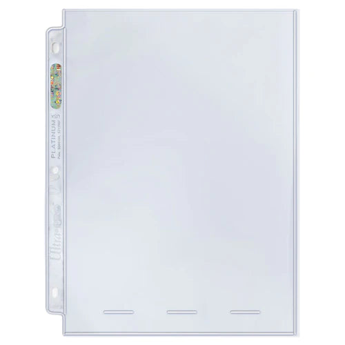 Ultra Pro PLATINUM 1 Pocket Pages 8 x 10 - 10 Loose Pages
